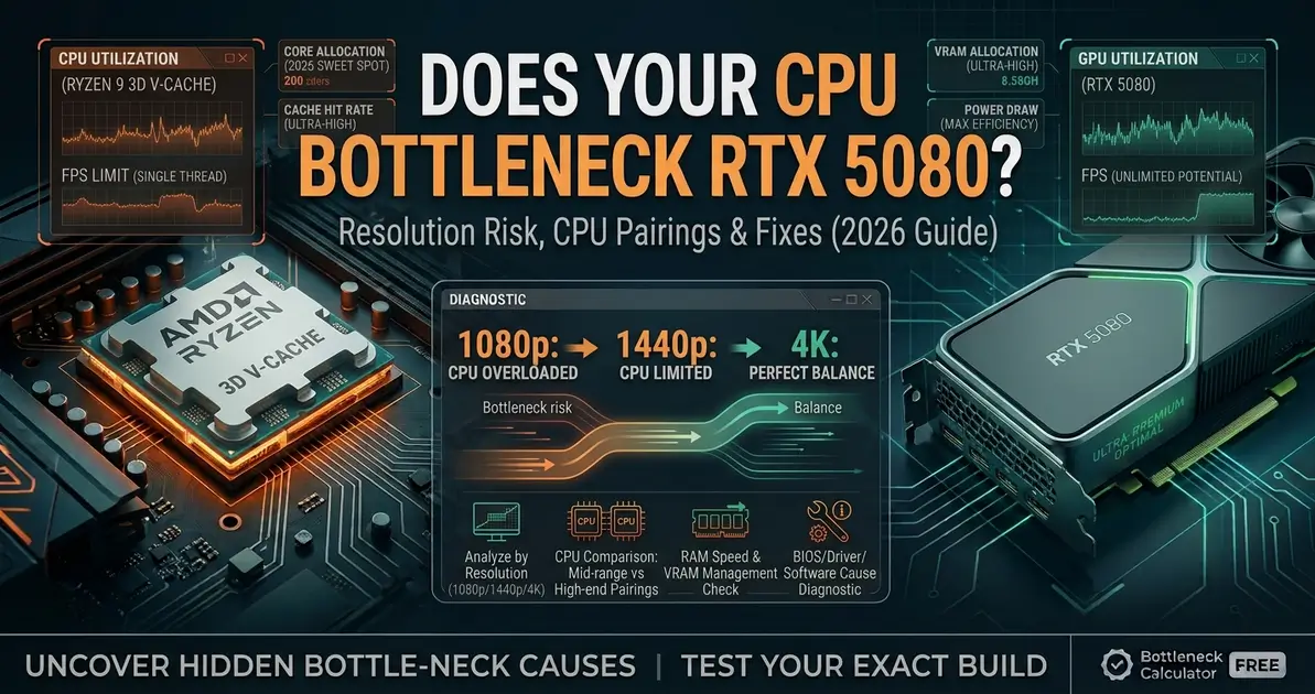RTX 5080 CPU Bottleneck: What to Pair It With (2026)