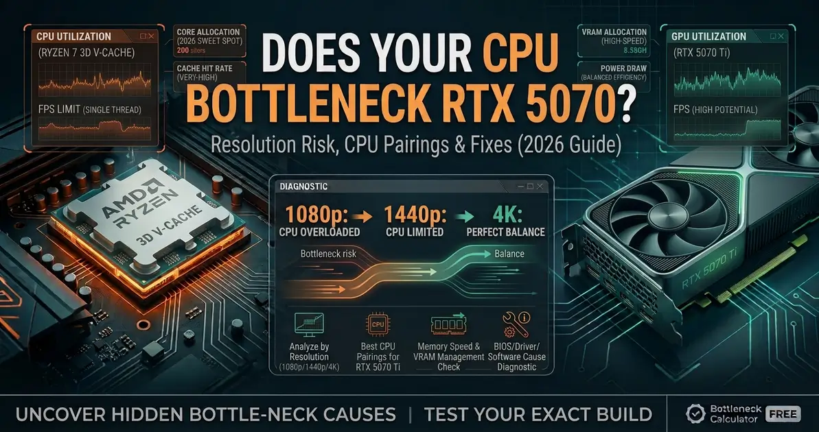 RTX 5070 Ti CPU Bottleneck Guide (2026)